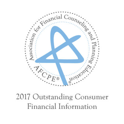 AFCPE 2017 Outstanding Consumer Financial Information Award